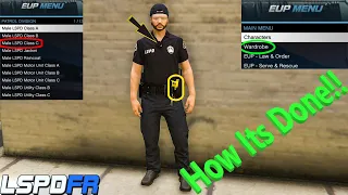 How To Install EUP Police Uniforms! | #PoliceAcademy | #criminaljusticeyoutube