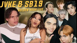 We need more of THIS! Waleska & Efra react to SB19 & JVKE singing Golden Hour LIVE!