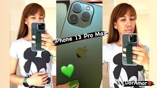 iPhone 13 Pro Max Alpine Green💚 Unboxing | Accessories | DorAmor