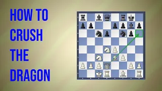 How to COUNTER the Sicilian defense - Dragon Variation