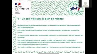 PRESENTATION GENERALE PLAN RELANCE