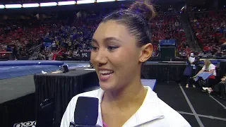 2019 Pac-12 Women's Gymnastics Championship: UCLA's Kyla Ross says she was 'in shock' by her...