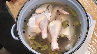 Курица горячего копчения