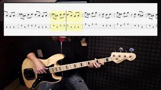 Michael Jackson - Billie Jean (bass cover with tabs in video)