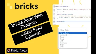 Bricks Form Dynamic Select Field