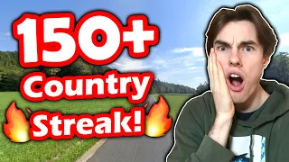 MY GREATEST EVER GEOGUESSR ACHIEVEMENT | 150+ Country Streak Explained