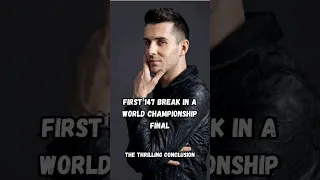 First 147 Break in a World Championship Final:The Thrilling Conclusion