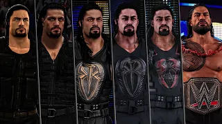 WWE 2K23 - Roman Reigns Entrance Evolution in WWE Games! ( WWE 2K14 To WWE 2K23 )