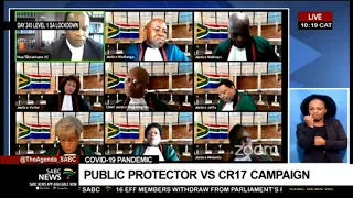 Public Protector vs CR17 | Constitutional Court hears application by Mkhwebane against Ramaphosa