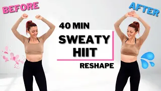 🔥40 MIN Full Body Workout🔥Fat Burning HIIT🔥All Standing🔥No Jumping🔥No Repeat🔥#homeworkout