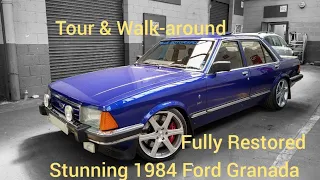 Part 2  Fully Restored & Modified 1984 Ford Granada 3.0 V6 Cosworth Full Walk-around Tour Wow !