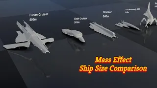 Mass Effect Ship 🚀 Size Comparison