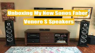 Unboxing a set of Sonus Faber Venere S Speakers