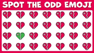 HOW SHARP ARE YOUR EYES #12 l Find The Odd Emoji l Emoji Puzzle | Spot the Difference