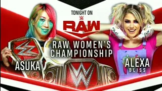 Asuka vs Alexa Bliss Campeonato Femenino Raw - WWE Raw 25/01/21 Español latino