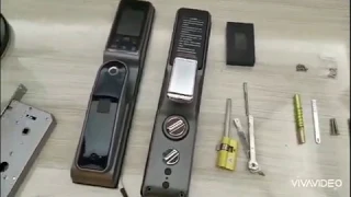 Biometric face door lock Install guide