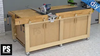 How to install a Hinged Guide Rail / Workbench Improvements