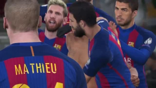 PES 17 - FC Barcelona vs Real Madrid | UCL | Full Match Gameplay | HD 1080p