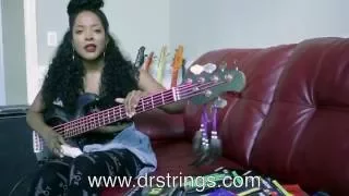 Beyonce's "Bassist" Lauren Taniel on DR Strings..