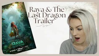 DISNEY RAYA AND THE LAST DRAGON TRAILER REACTION 🐉