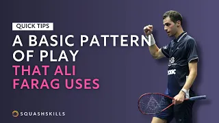 Squash Tips: A Basic Pattern of Play That Ali Farag Uses