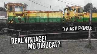 Peninggalan & Kenangan di Dipo Lokomotif Cilacap - Banyak Lok Vintage Ada yg di Atas Turntable