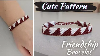 DIY Cute Pattern Friendship Bracelet.How to make Pattern bracelet.Easy tutorial for beginner. Gulnar