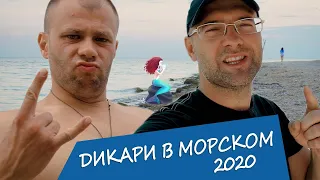 Отдых с палатками на море дикарями возле Коблево. Алко марафон 2020. Еда на костре. Кемпинг, пляж