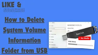How to Delete System Volume Information Folder from USB