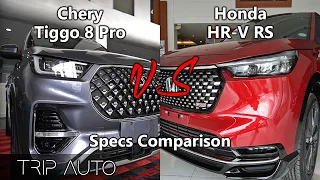 Spec Inspect | Honda HR-V RS vs Chery Tiggo 8 Pro