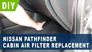 Nissan Pathfinder Cabin Air Filter Replacement ( 2013 2014 2015 2016 2017 2018 2019 2020 2021 2022 )