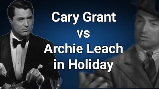 Cary Grant vs Archie Leach in Holiday (1938)