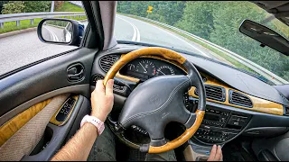 1999 Jaguar S-Type [3.0 I V6 240 HP] | POV Test Drive #899 Joe Black