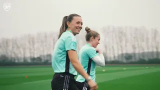 Skills, goals, rondos and more! - Behind the scenes in Arsenal Women training | Arsenal Women