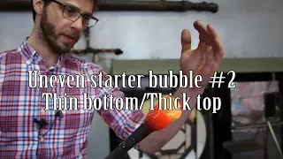 Starter bubbles - how to blow glass