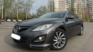 Mazda 6 GH рестайлинг 2012 год, 218000 км. Замер толщины ЛКП.