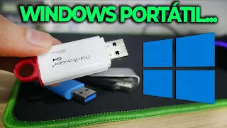 USAR WINDOWS DIRETO DO PENDRIVE É POSSÍVEL? TESTEI PRA VER! VALE A PENA? E PRA JOGOS?