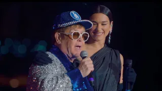 Elton John & Dua Lipa LIVE 4K - Cold Heart (Dodger Stadium - LAST SHOW IN USA) | 2022