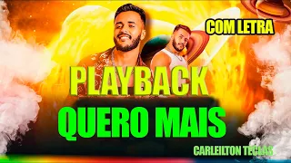 PLAYBACK QUERO MAIS - DEAVELE PISEIRO - DEAVELE SANTOS - KARAOKÊ QUERO MAIS