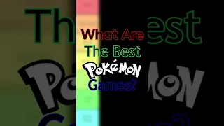 Best Pokémon Game Tier List In 1 Minute #shorts