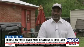 People agitated over yard citations in Prichard