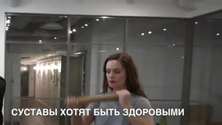Екатерина Андреева показала секретную гимнастику