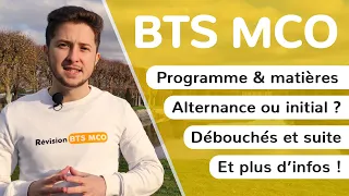 BTS MCO : Programme | Matières | Épreuves | Débouchés | Métiers... Tout ce qu'il faut savoir !