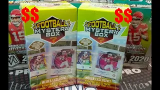 🔥NFL Mystery Box A Mystery Football Card Box $ AWESOME PACK VALUE $ Meijer Exclusive from MJ Holding