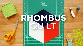 Quilt Snips Mini Tutorial - Rhombus Cube