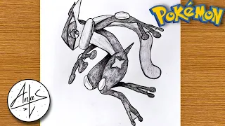 How To Draw Greninja | Pokemon Sketch Tutorial