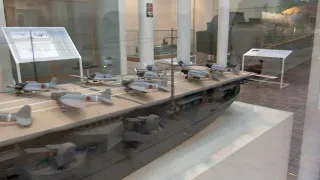 Model of Japanese Aircraft Carrier SHOKAKU, participated in Pearl Harbor Attack