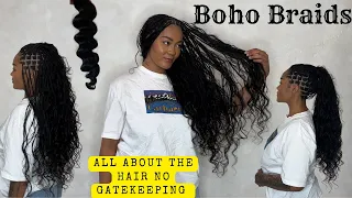 Best Loose Wave Human Hair To Use For Boho Braids ✨ episode 6  Ft YgWigs