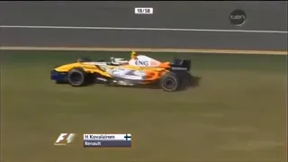 F1 2007 Australia Kovalainen Spins