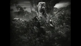 Stop-motion Allosaurus added to 1940's "One Million BC"
